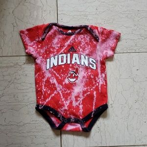 Cleveland Indians Onsie! Custom made! Upcycle